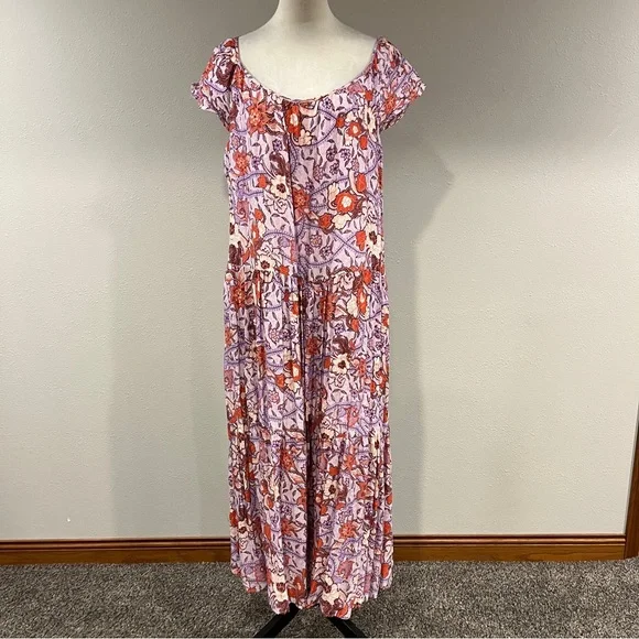 Clearance!!! Knox Rose Floral Print plus size maxi Dress size extra large - Picture 1 of 14